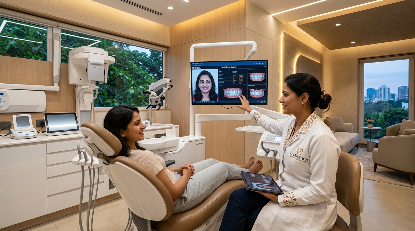 Mahathi Dental Solutions modern dental operatory in Bengaluru